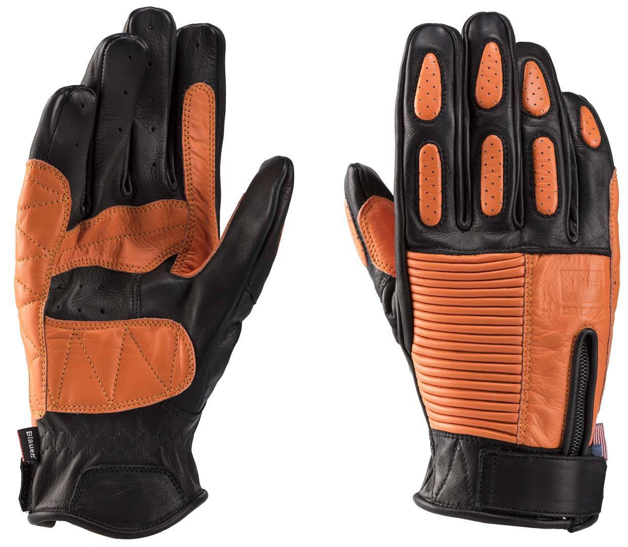 Blauer Banner Motorcycle Gloves brown S Figure 2