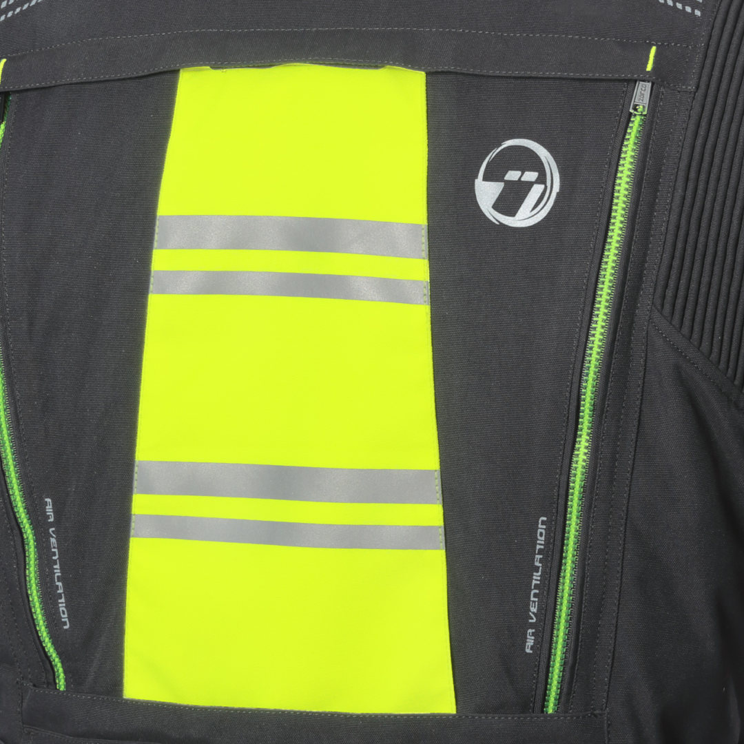 Büse Travel Pro Motorcycle Textile Jacket black/grey/yellow 62 Figure 3