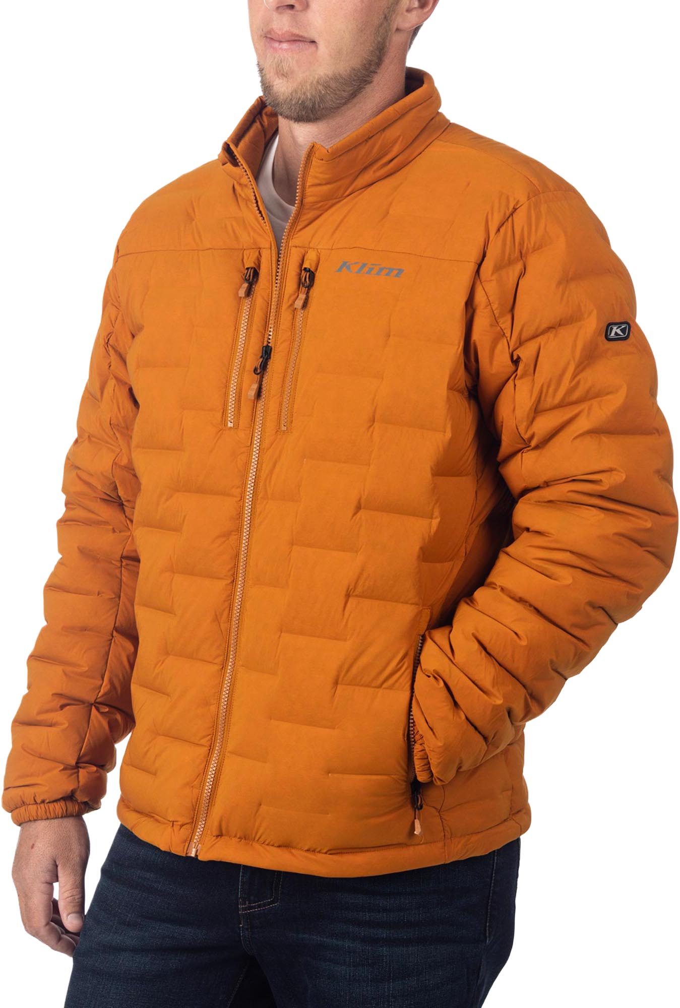 Klim Boulder Stretch Dunjakke Oransje M Figur 2