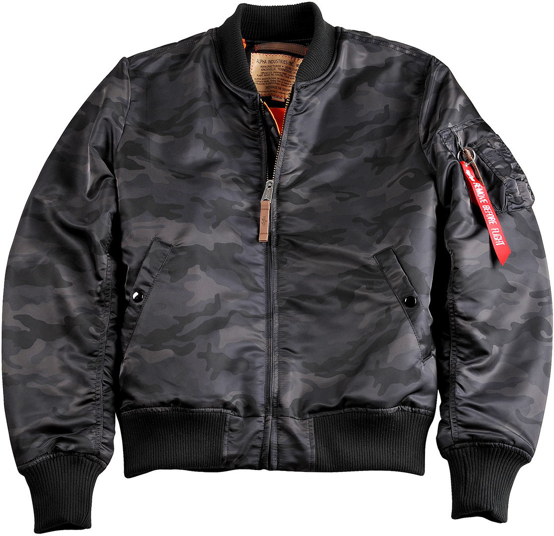 Alpha Industries MA-1 VF 59 Jacka svart/kamouflage XS Figur 1