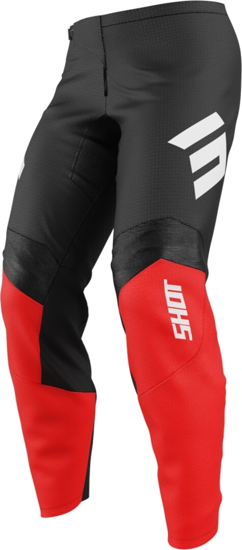 Shot Draw Instinct Pantaloni de motocross Negru/Roșu 26 Figura 1