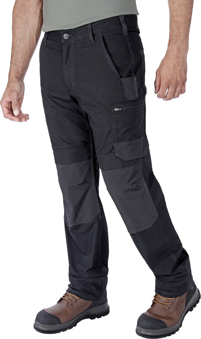 Carhartt Steel Rugged Flex Relaxed Fit Ripstop Double Front Utility Multi Pocket Work Hose schwarz 32/34 Abbildung 7
