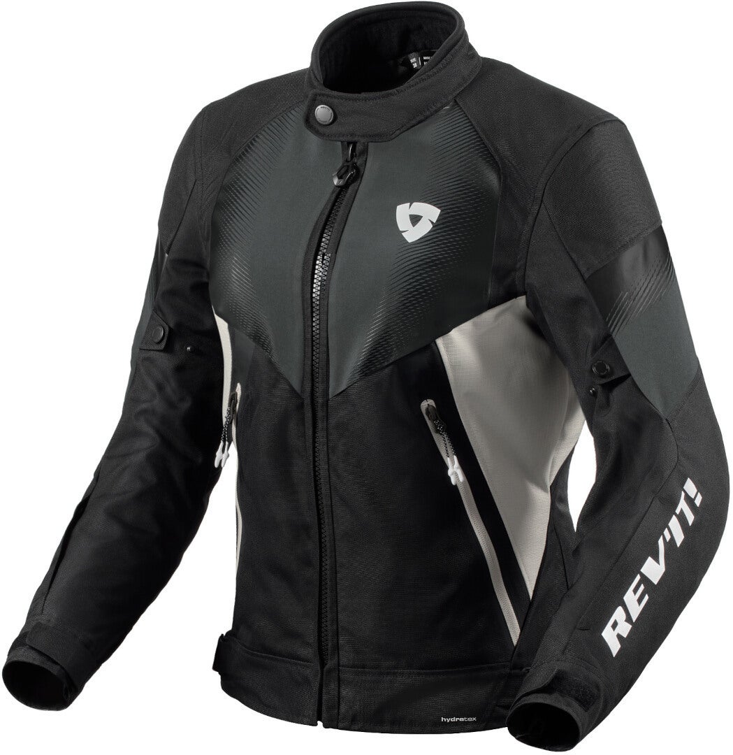 Revit Control H2O Dames Motorfiets Textiel Jas Zwart/zilver 40 Figuur 1
