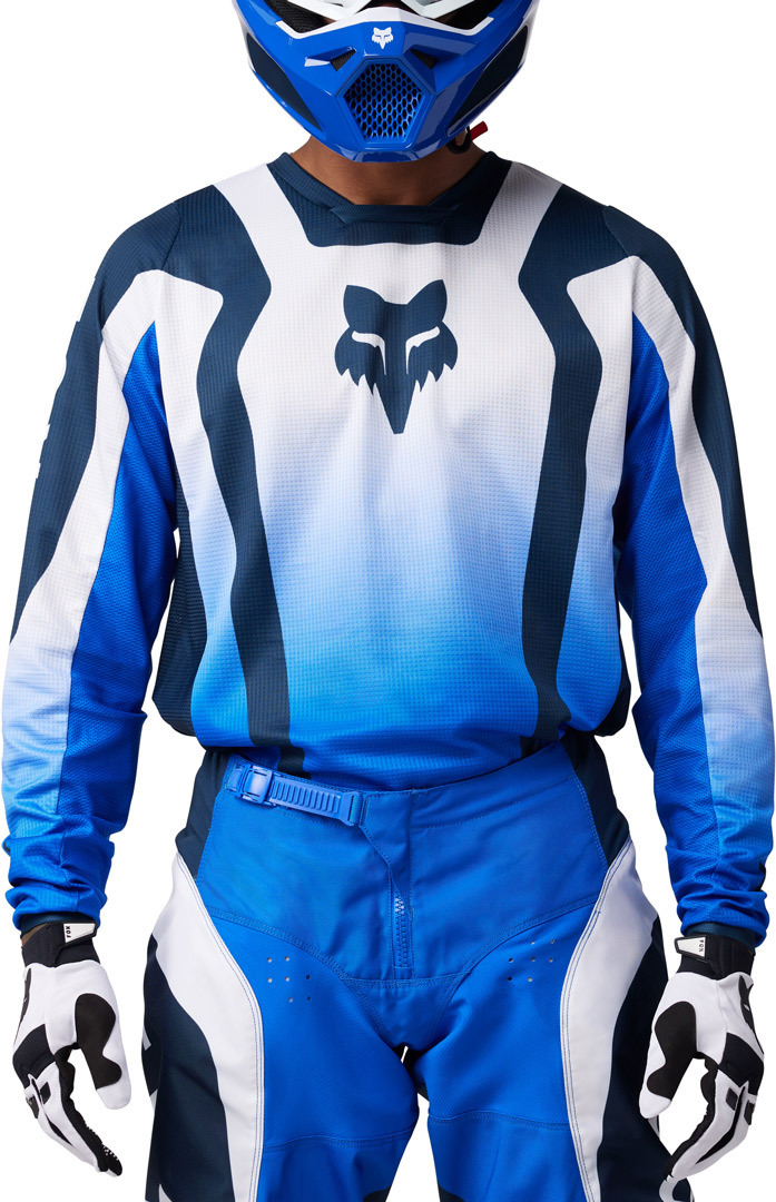 FOX 180 Lean Motocross Jersey blau S Abbildung 2
