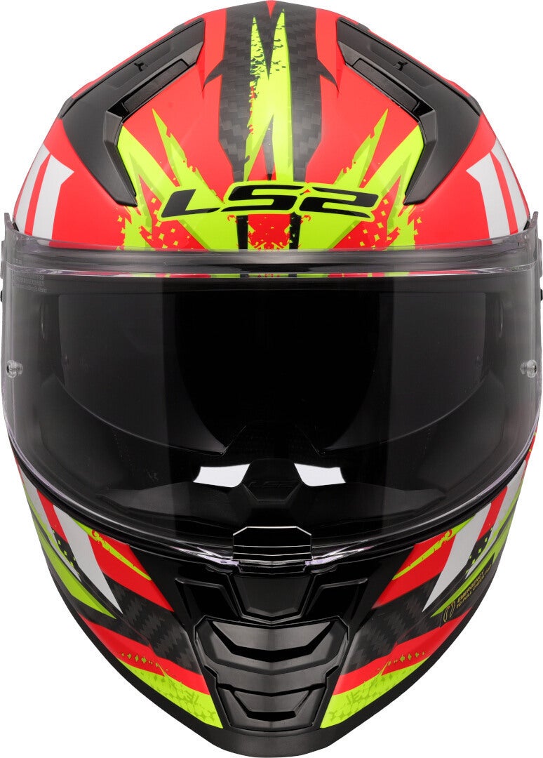LS2 FF811 Vector II Carbon Tantic Casco rosso/giallo XL (61/62) Figura 8