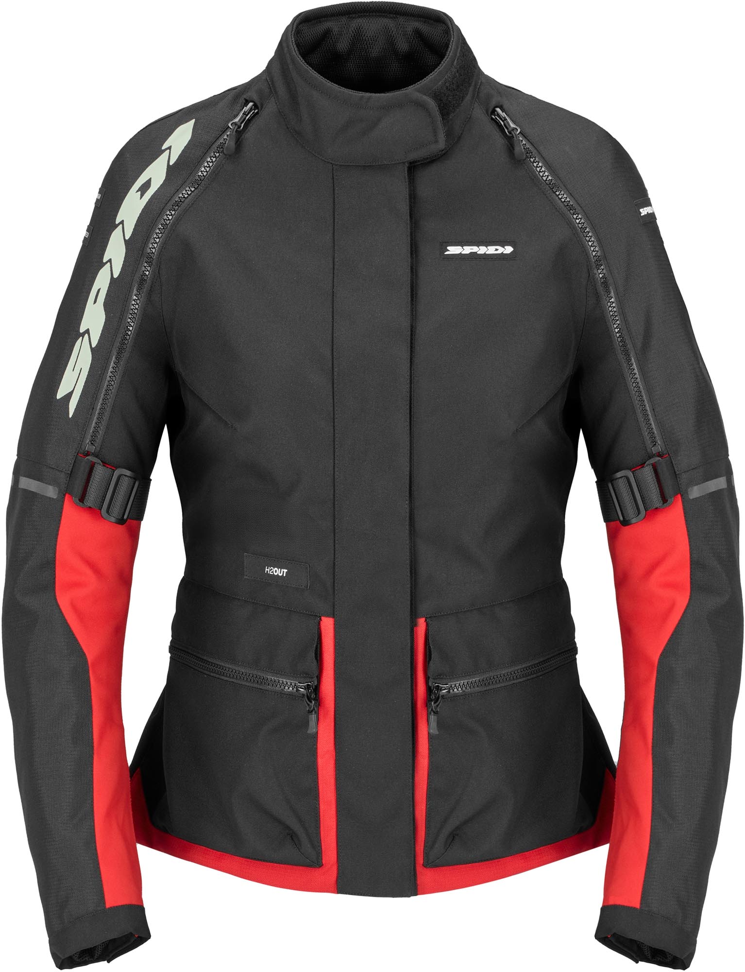 Spidi Ridemaster waterproof Ladies Motorcycle Textile Jacket red M Figure 1