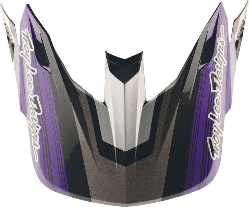 Troy Lee Designs SE5 Carbon Stripes Peak - Svart/Lila Figur 1