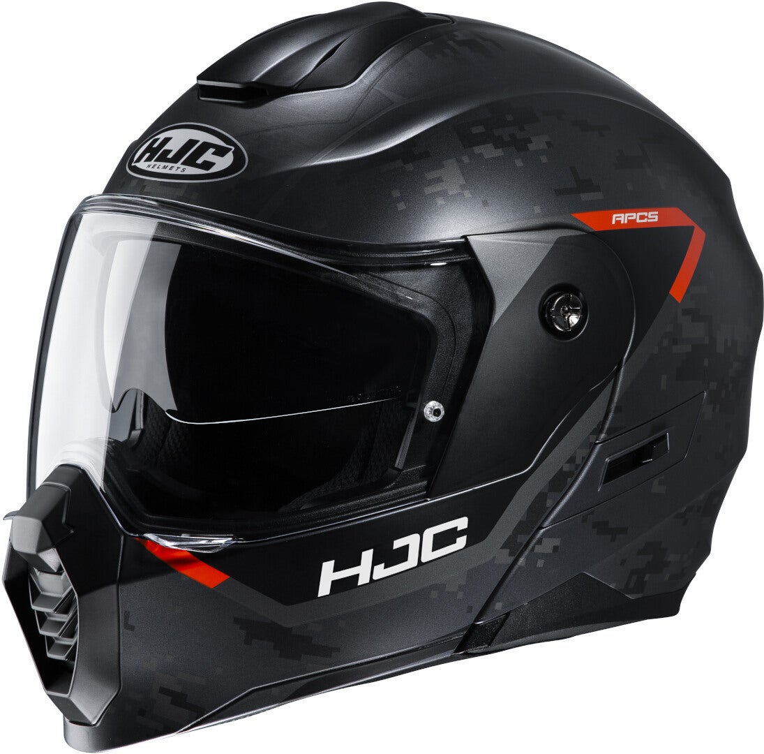 HJC C80 Bult Klapphelm schwarz/rot M (57/58) Abbildung 2
