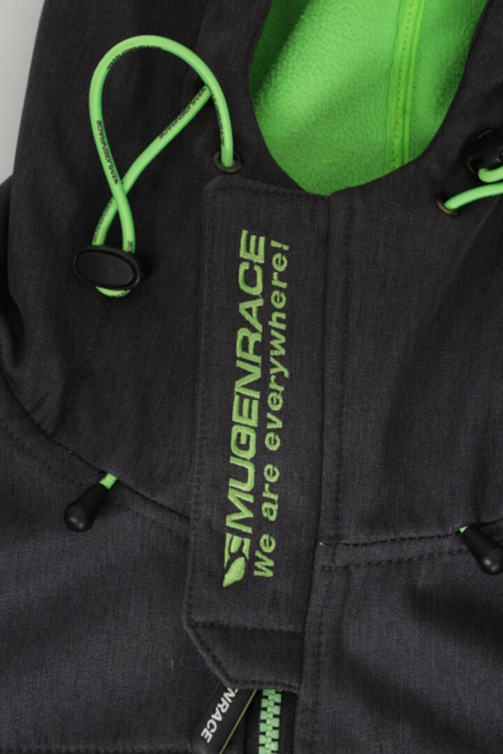MUGENRACE Pista-BA Softshell Jacket black/green/anthracite M Figure 4