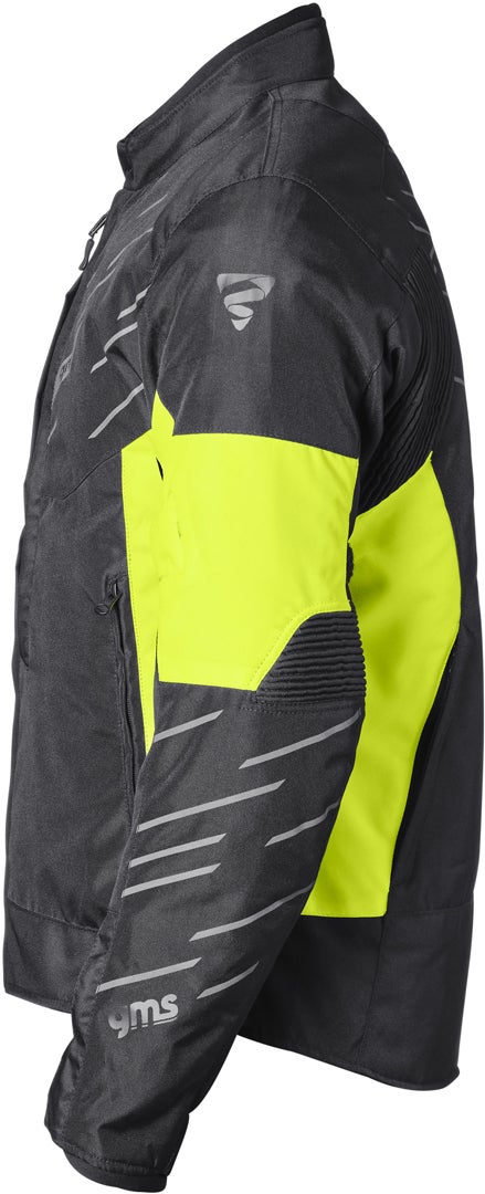 GMS Kasai impermeabile Moto Tessile Giacca nero/giallo 5XL Figura 2