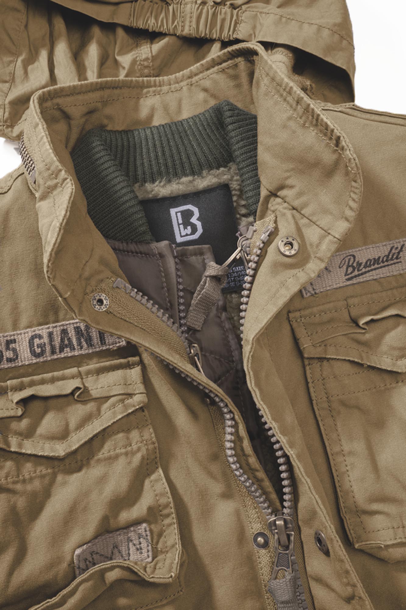 Brandit M65 Giant Kids Jacket camel 158-164 Figure 3