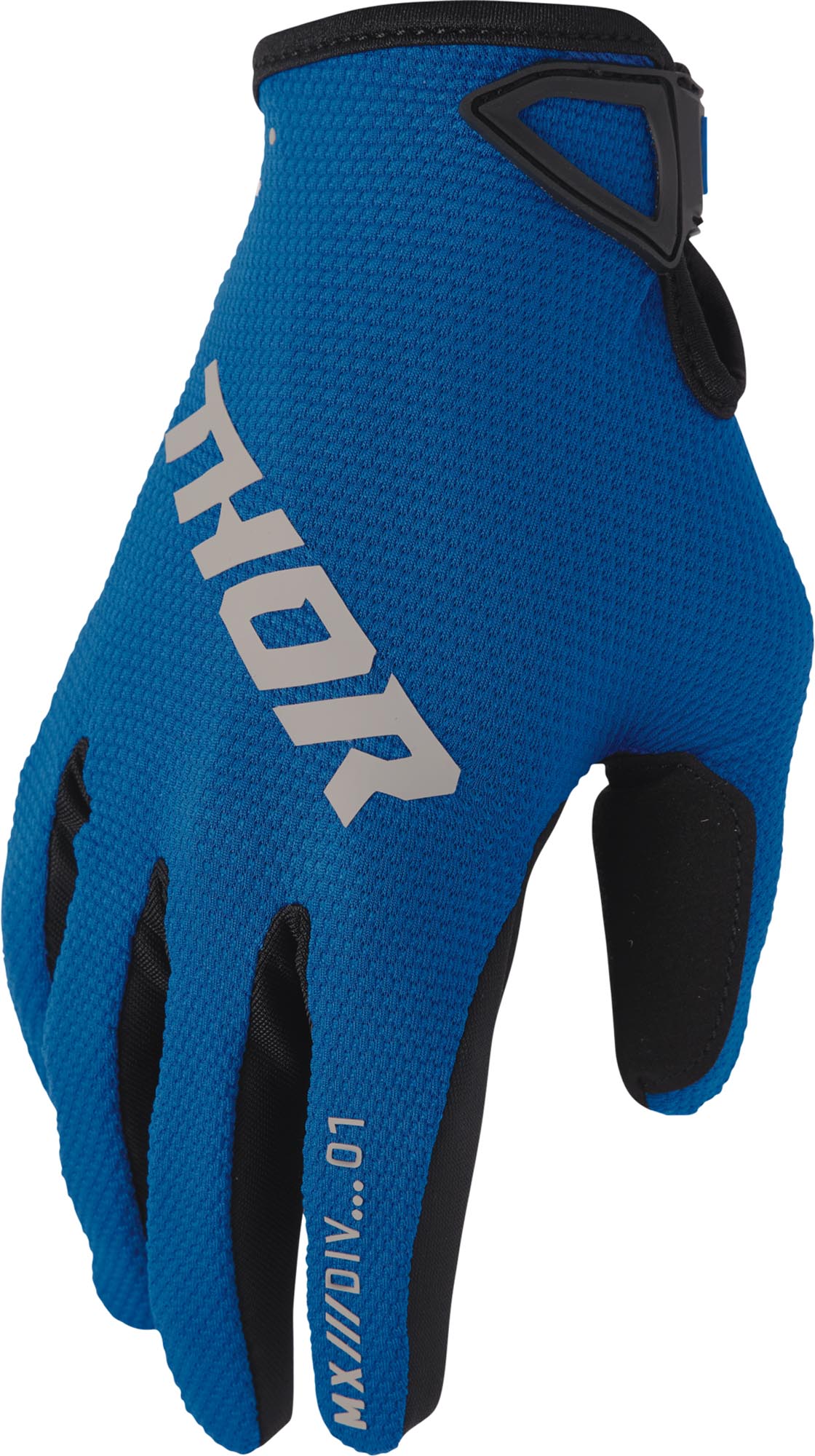 Thor Ridemode Static Motorcross handschoenen blauw 2XL Figuur 1