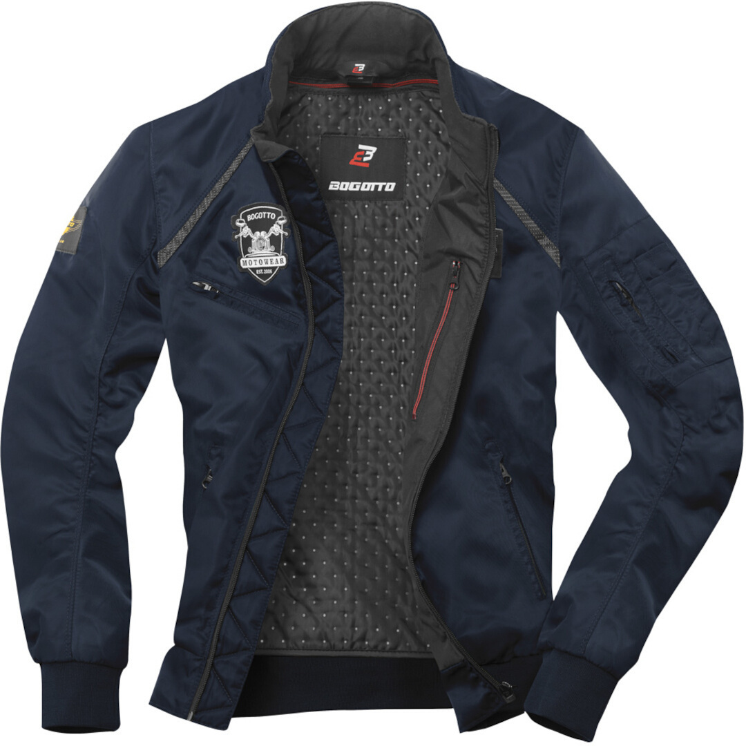 Bogotto Boston Motorcycle Textile Jacket dark blue L Figure 3