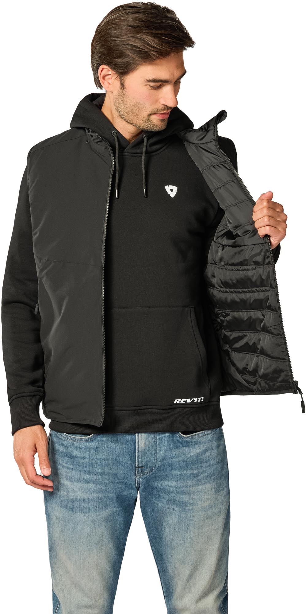 Revit Finley 2 Vest black M Figure 8