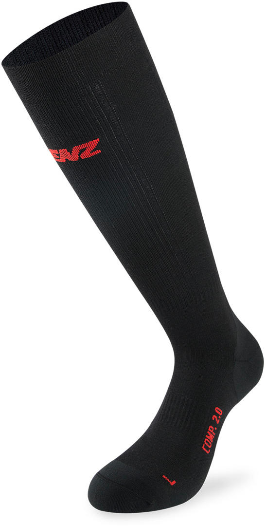 Lenz Compression 2.0 Merino Socks black XS Figure 1
