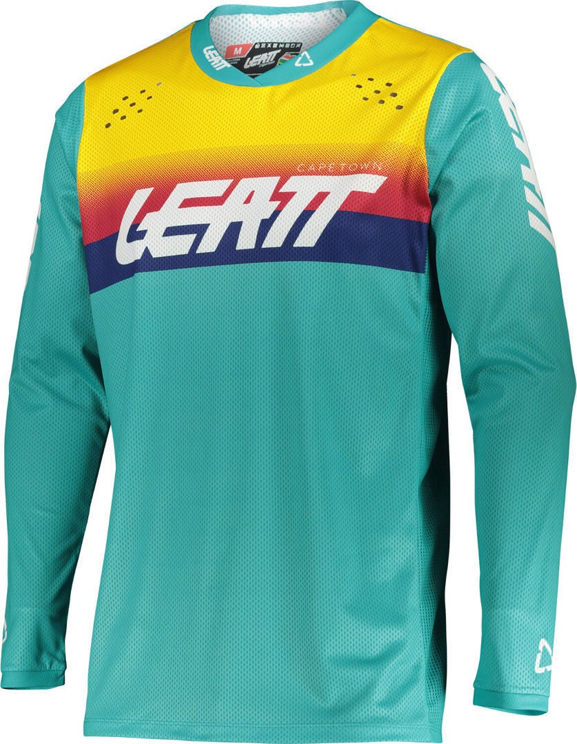 Leatt Moto 4.5 Lite Color Motocross Jersey Akvamarin XL Figur 1