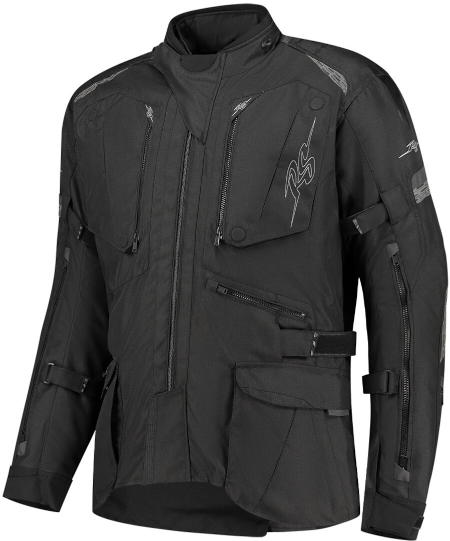 Rusty Stitches Cliff Waterproof Motorcycle Textile Jacket black M Figure 1