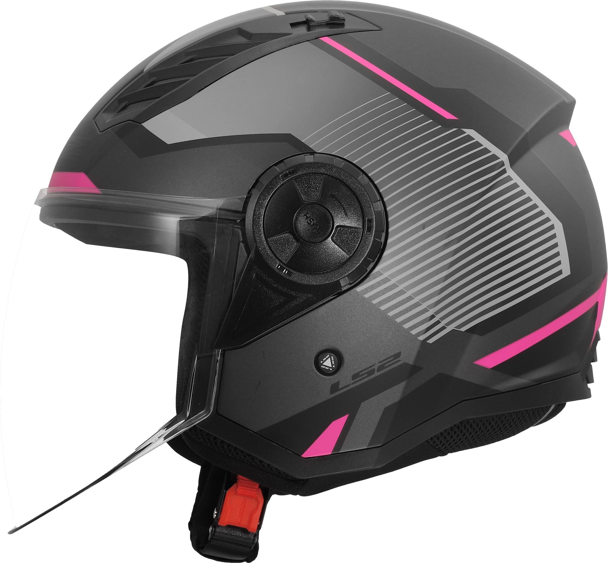 LS2 OF616 Airflow II Solar Cască cu reacție Gri/roz 2XL (63/64) Figura 5