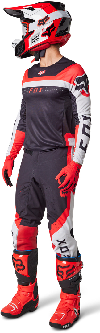 FOX Flexair Efekt Motocross Hose rot 32 Abbildung 8