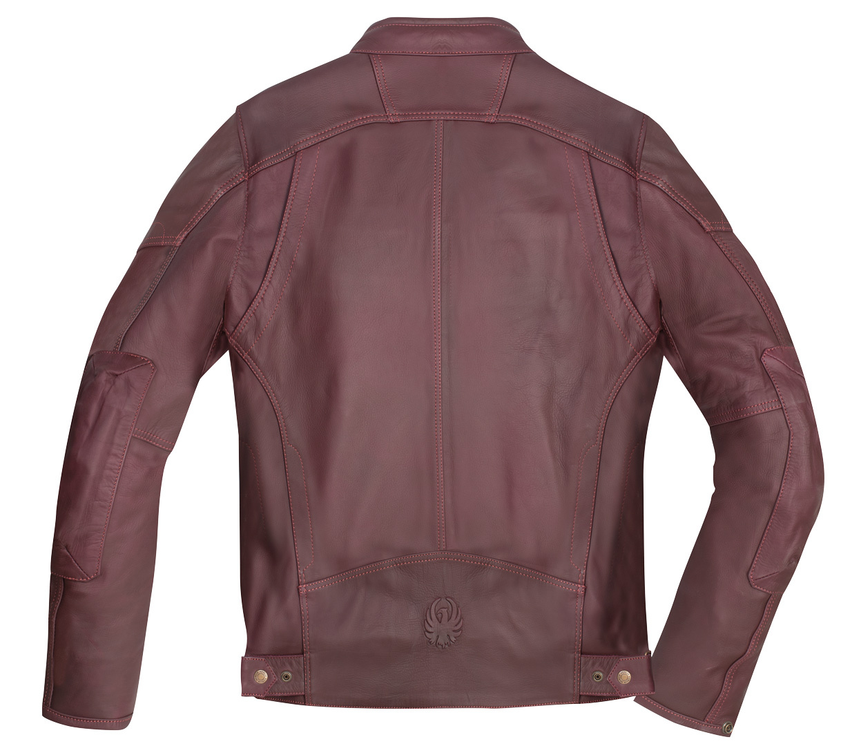 Merlin Gable Motorrad Lederjacke dunkelrot 4XL Abbildung 3