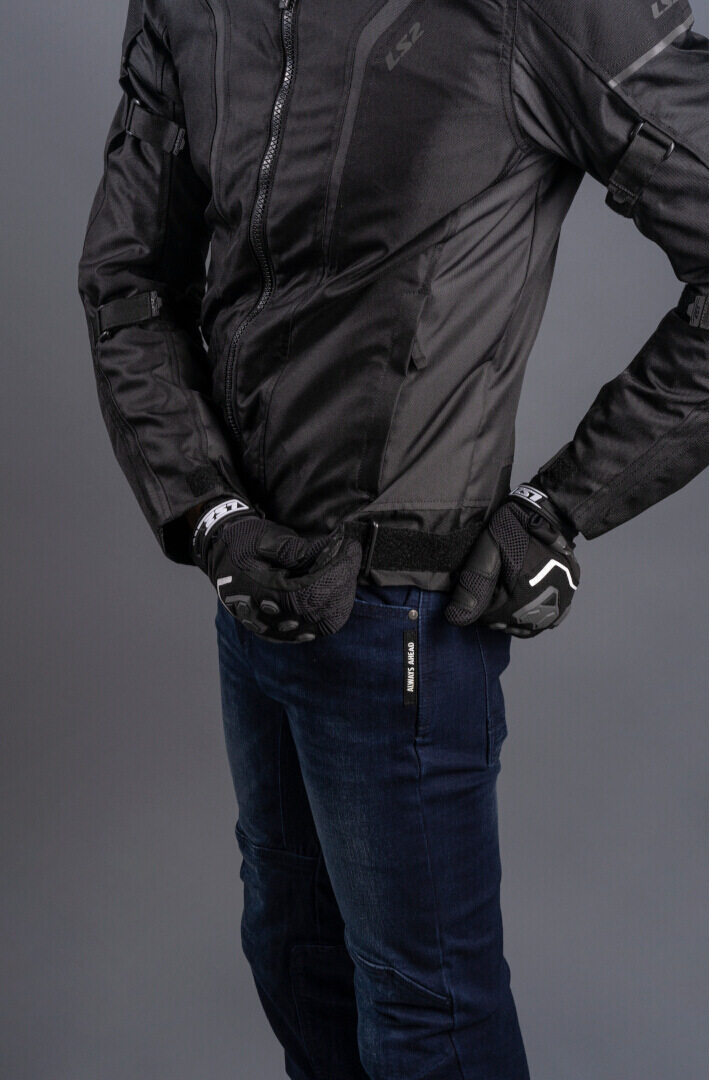 LS2 Sepang waterproof Motorcycle Textile Jacket black/dark grey 5XL Figure 11