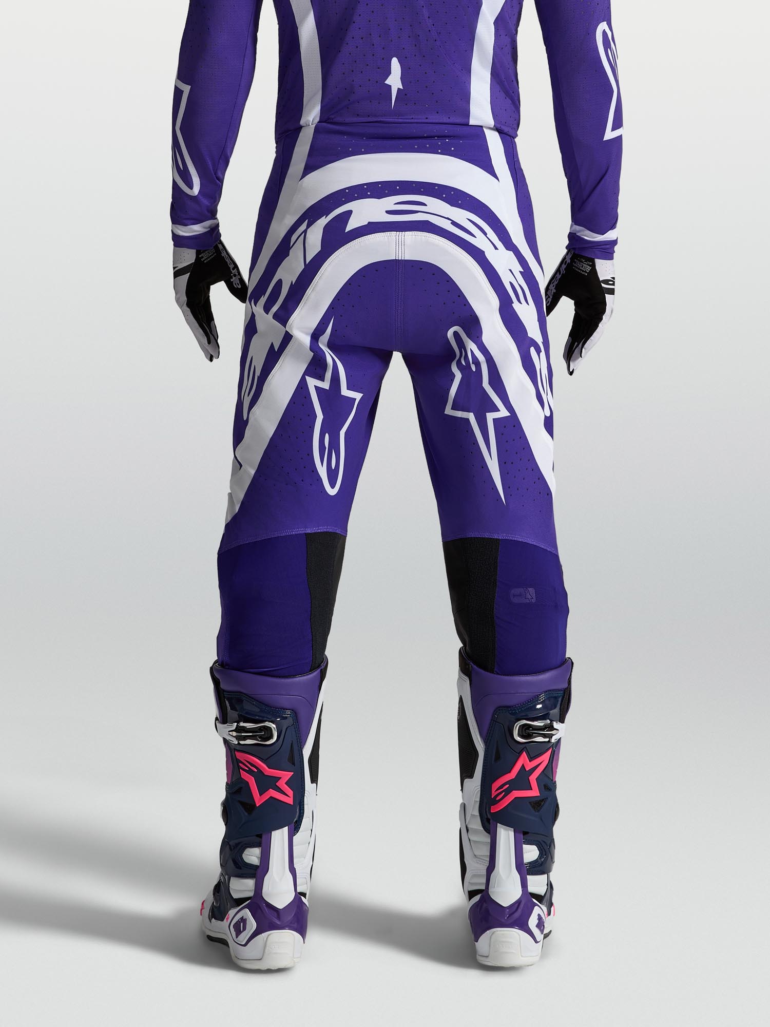 Alpinestars Supertech Vesta Motocross Pants blue/white 36 Figure 8