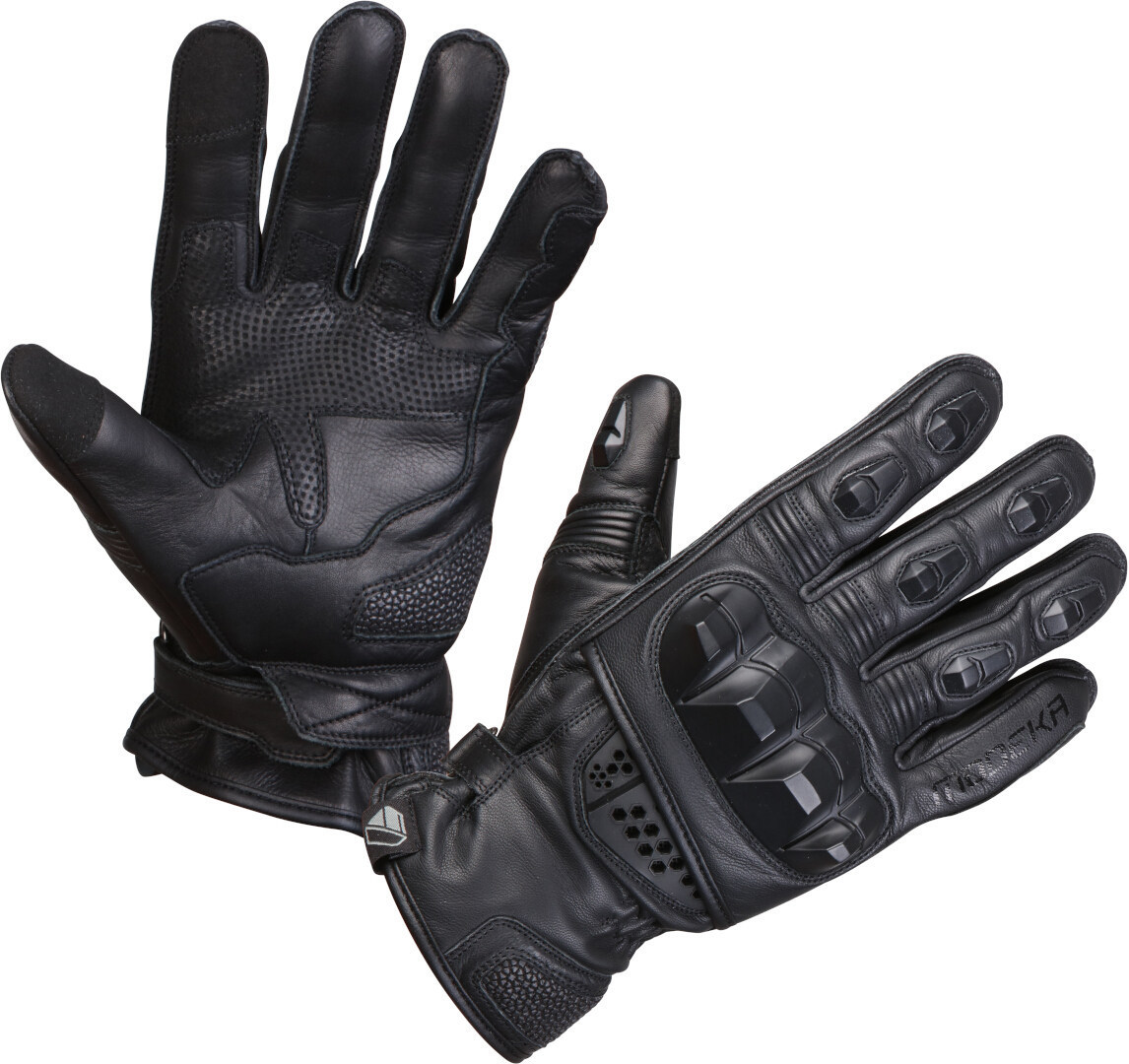Modeka Valyant Motorfiets handschoenen Zwart 9 Figuur 1