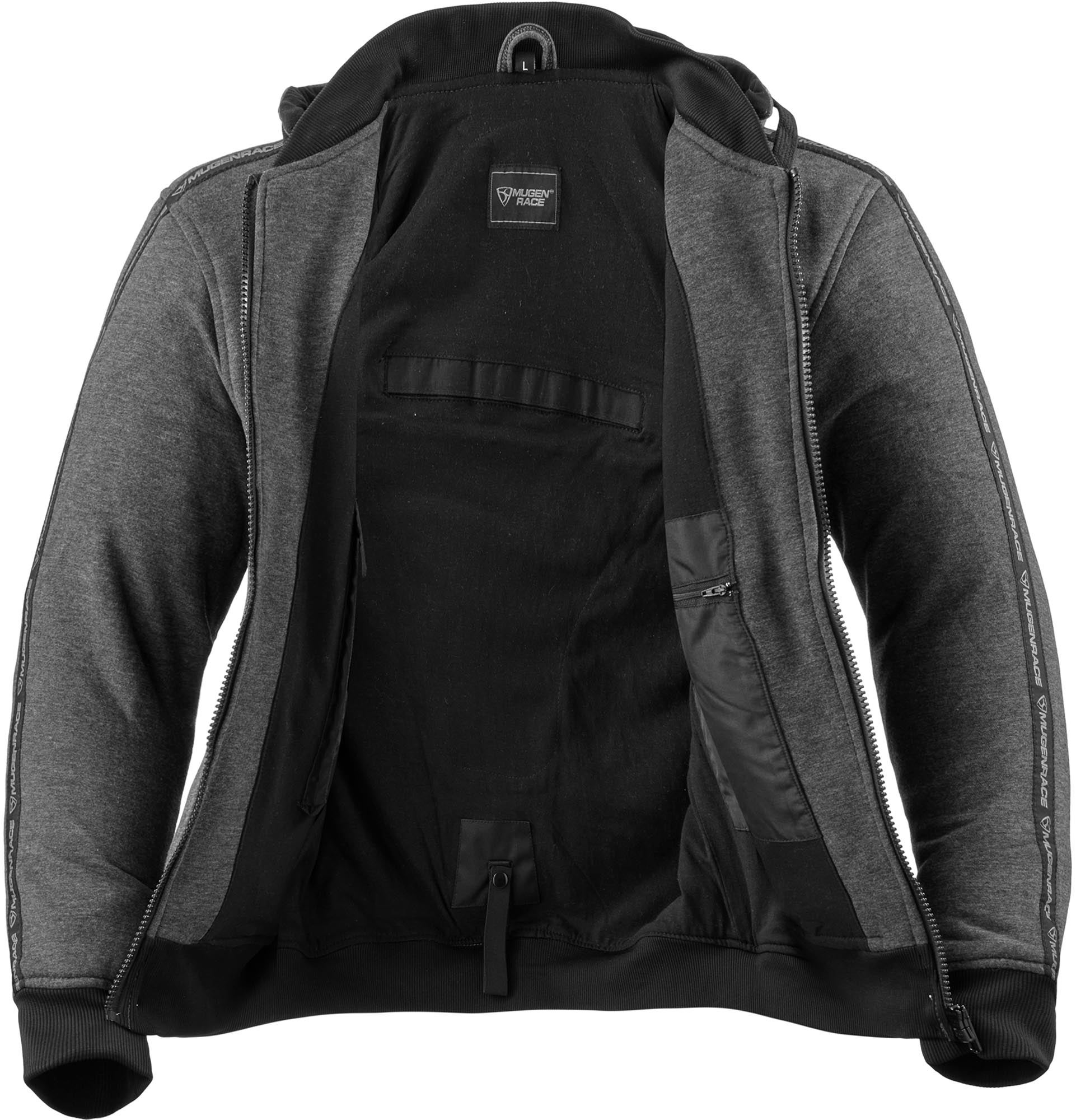 Side view of MUGENRACE Manyo Zip Hoodie