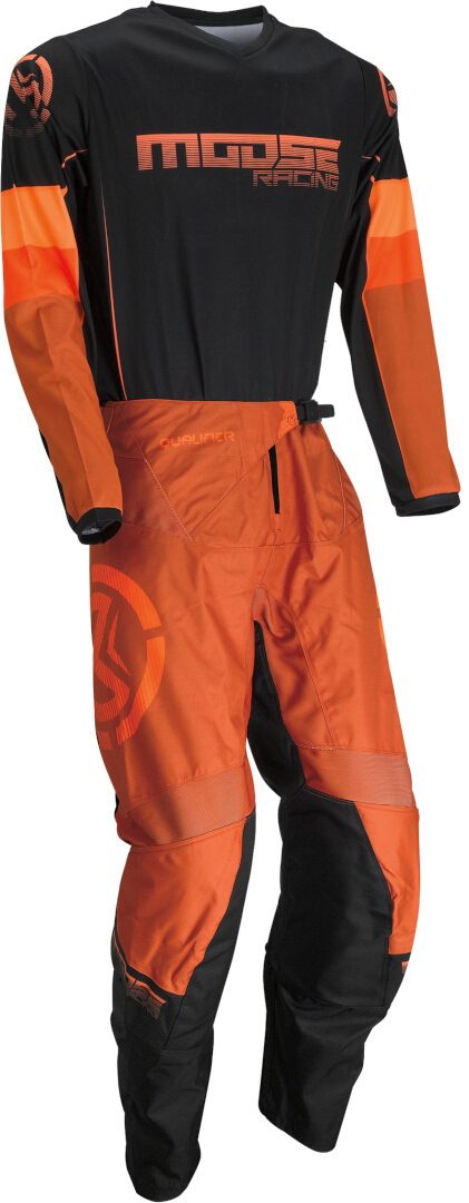Moose Racing Qualifier 2022 Motocross bukser orange/sort 50 Figur 2