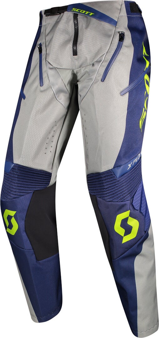 Scott X-Plore Motocross bukser blå/grå 34 Figur 1