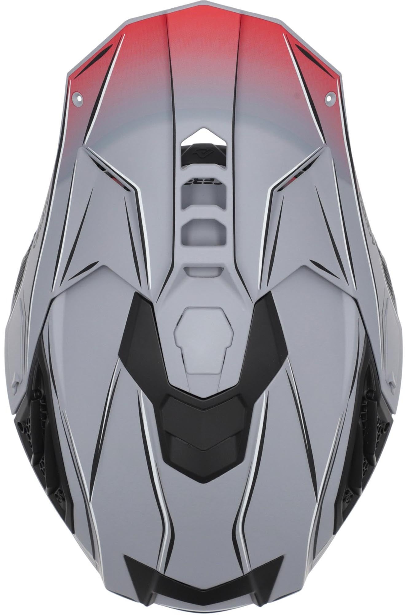 Acerbis Airstrike-X Scratch Casque de motocross Gris/rouge mat XXL (63/64) Figure 4