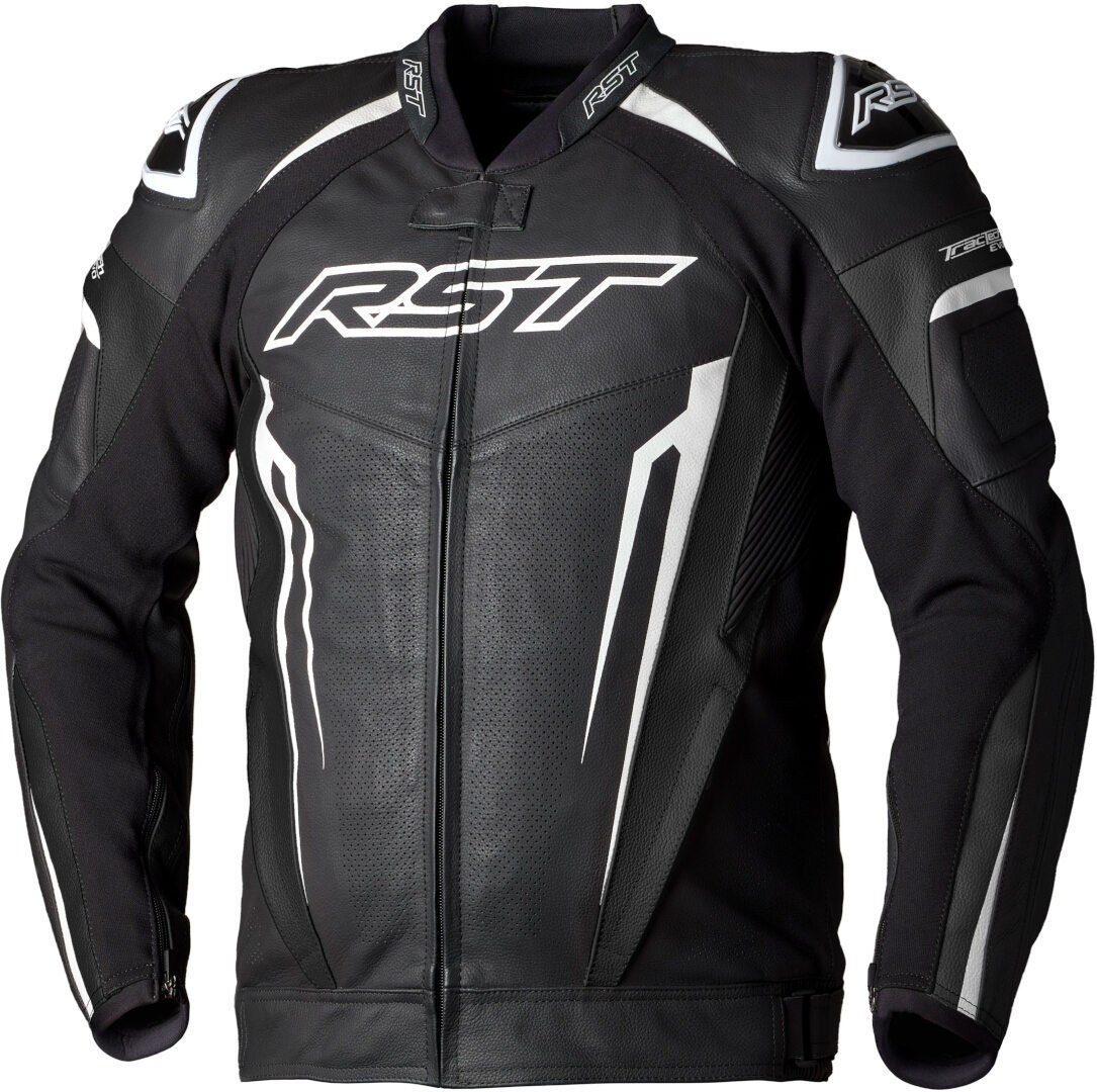 RST Tractech EVO 5 Motocyklová kožená bunda černobílá M Obrázek 1