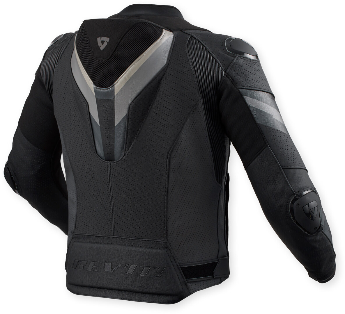 Revit Quantum 3 Pro perforierte Motorrad Lederjacke schwarz/anthrazit 52 Abbildung 2