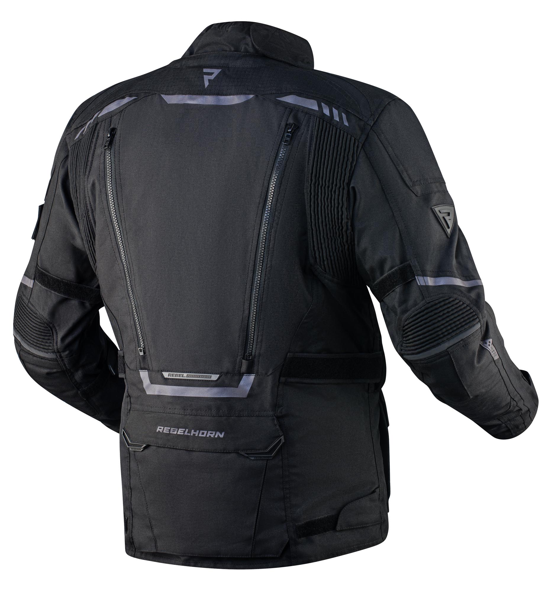 Side view of Rebelhorn Cubby 4 waterproof Motorcycle Textile Jacket