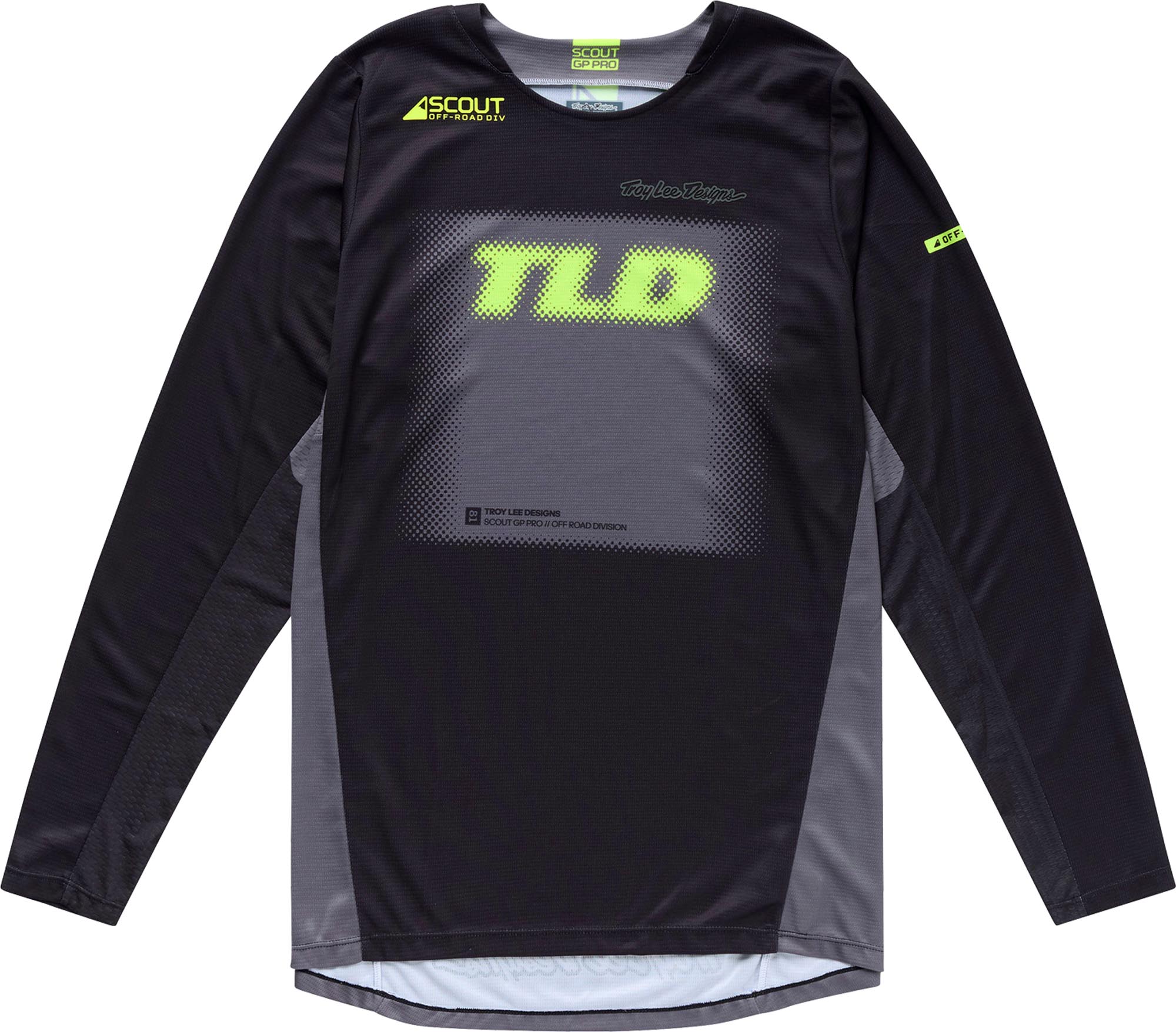 Troy Lee Designs Scout GP Pro Fade Out Motocrosstrøje Sort XL Figur 1