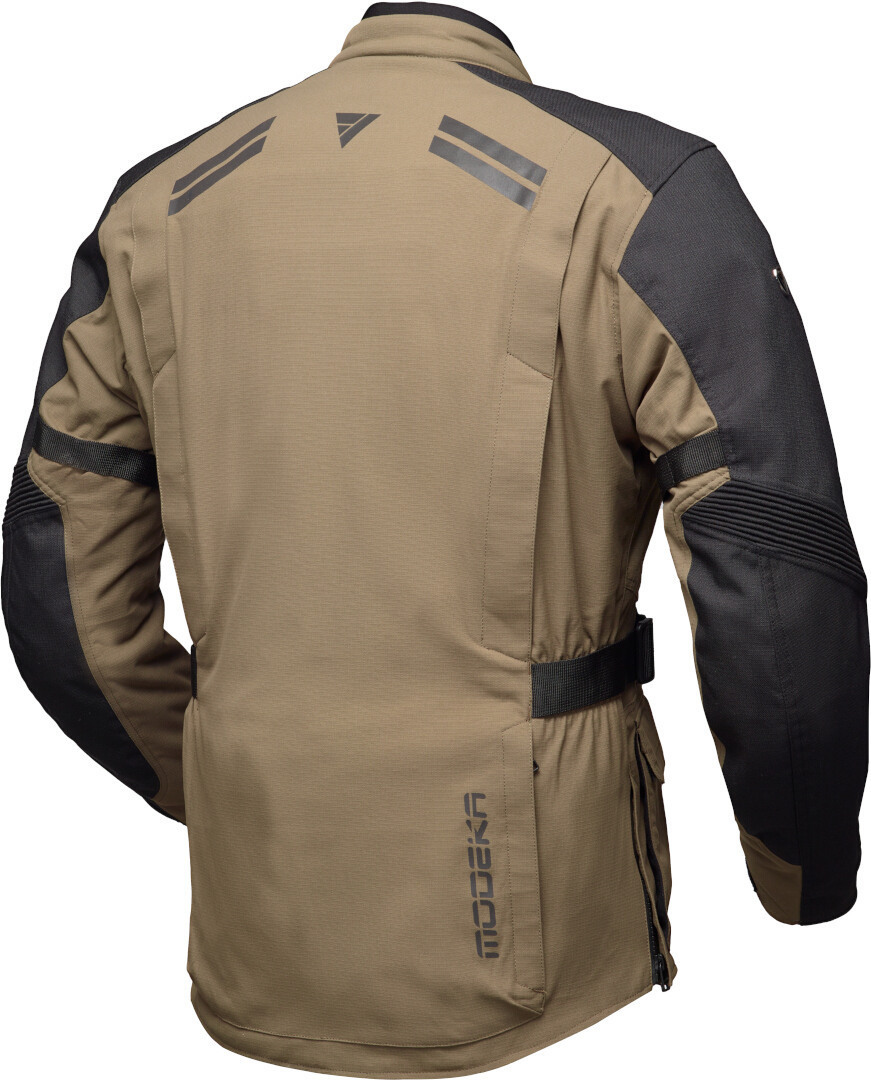 Modeka Lucano waterproof Motorcycle Textile Jacket sand/black L Figure 3