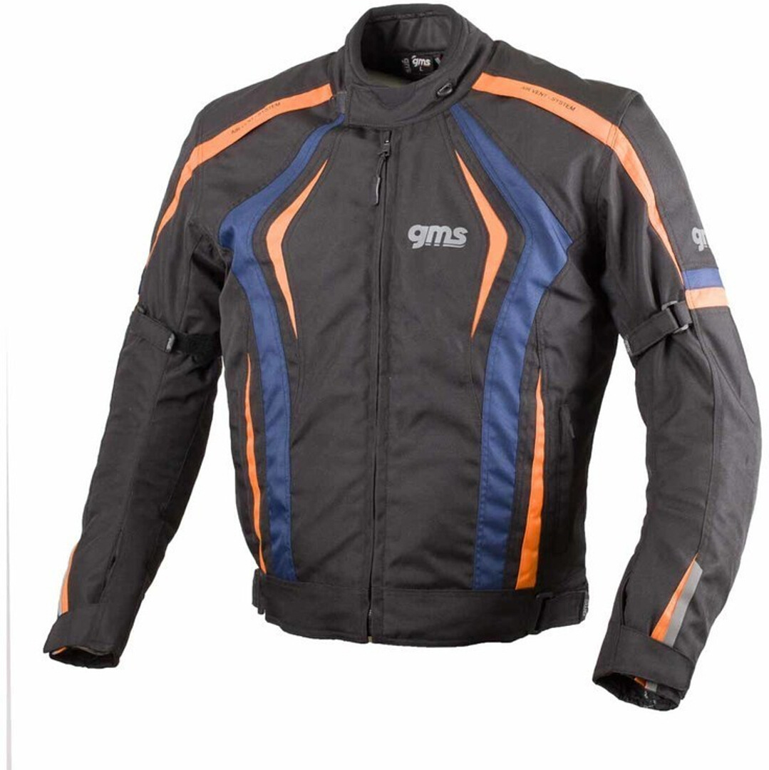 GMS Pace Motorrad Textiljacke schwarz/blau/orange M Abbildung 1
