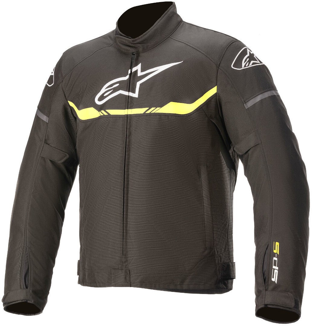 Alpinestars T-SPS WP Motorcycle Textile Jacket black/white/neon-yellow 5XL Figure 1