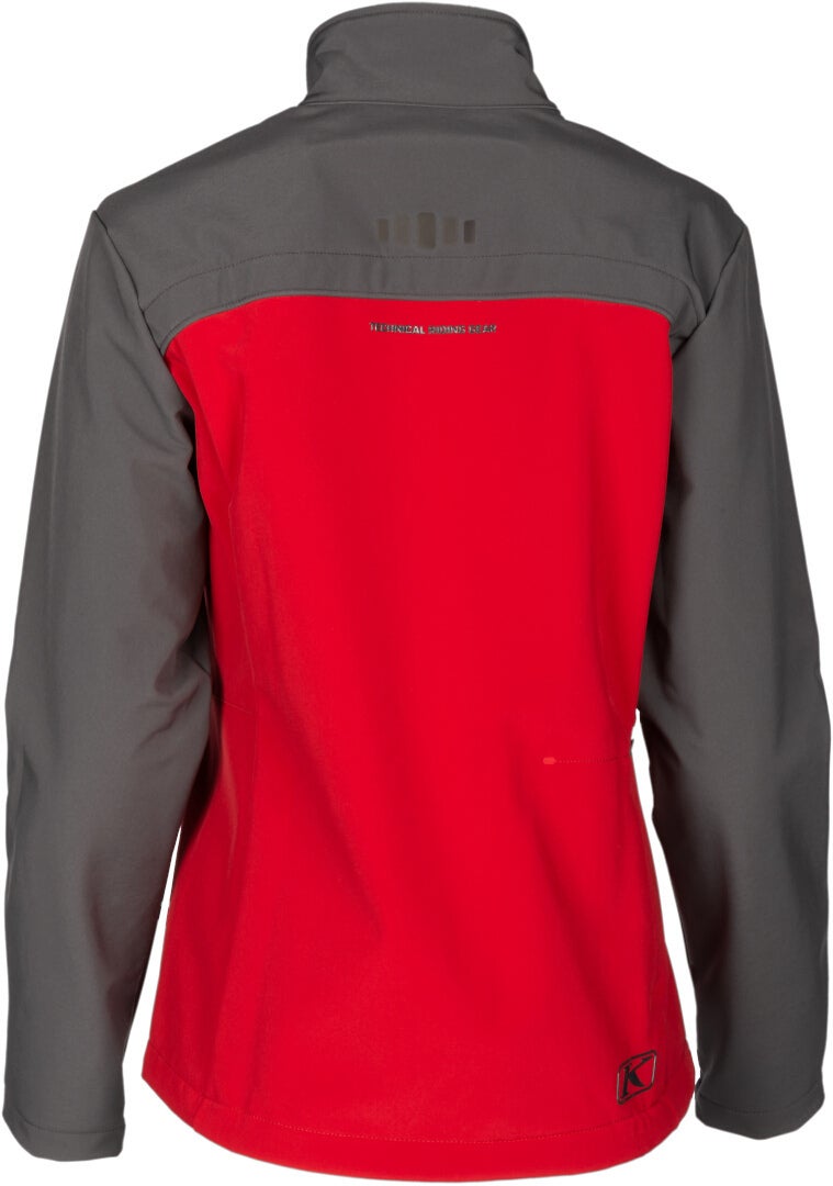 Klim Whistler Veste pour dames Rouge/Gris S Figure 4