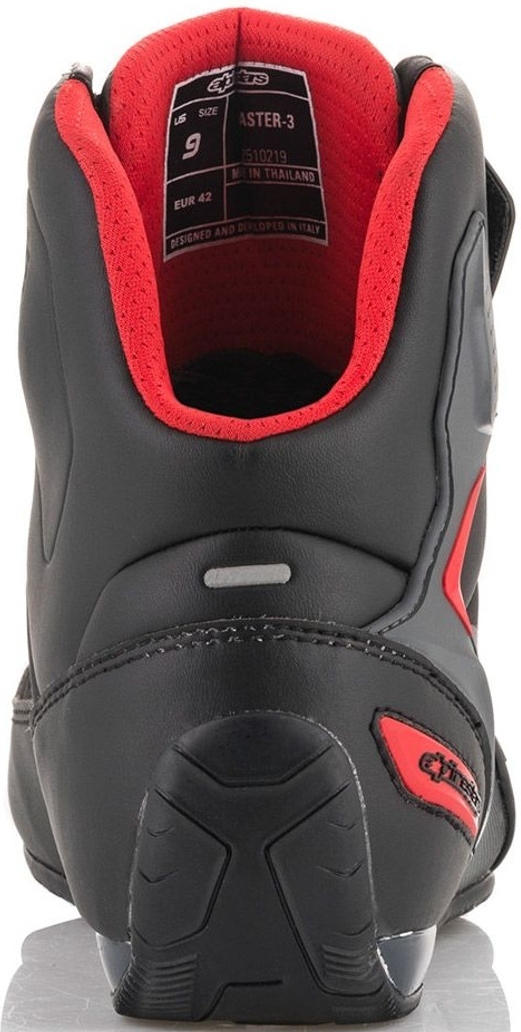 Alpinestars Faster-3 DryStar Motorcykel sko sort/grå/rød 7 (39) Figur 4