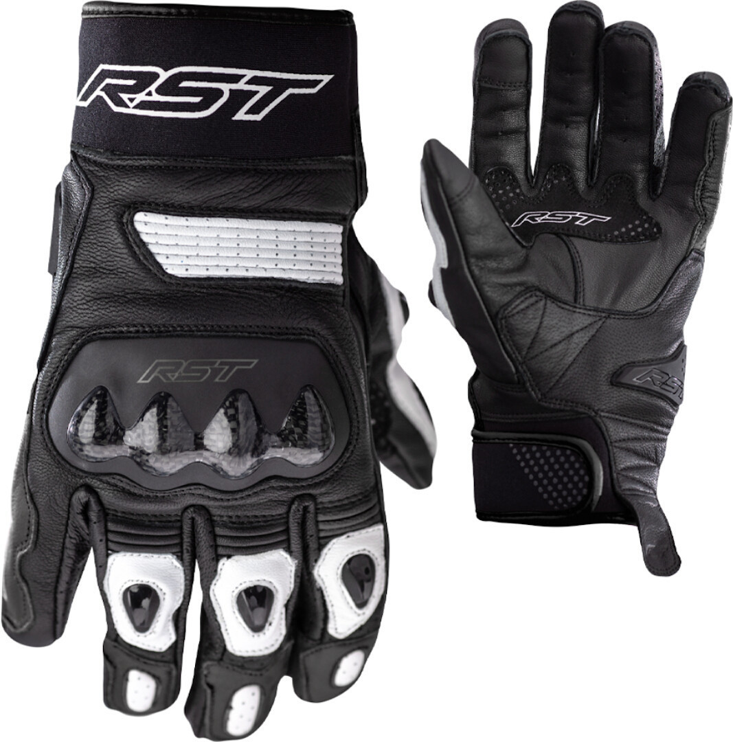 RST Freestyle II Mănuși de motocicletă alb/negru XS Figura 1