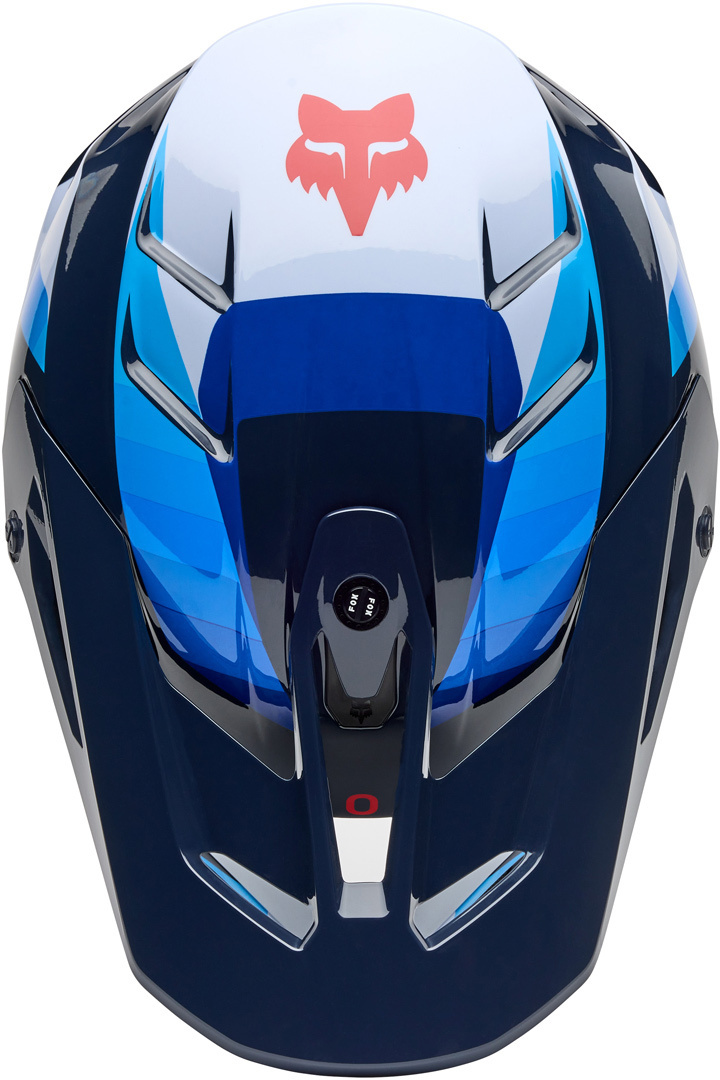 FOX V3 Fade MIPS Casco da motocross bianco/blu S (55/56) Figura 4