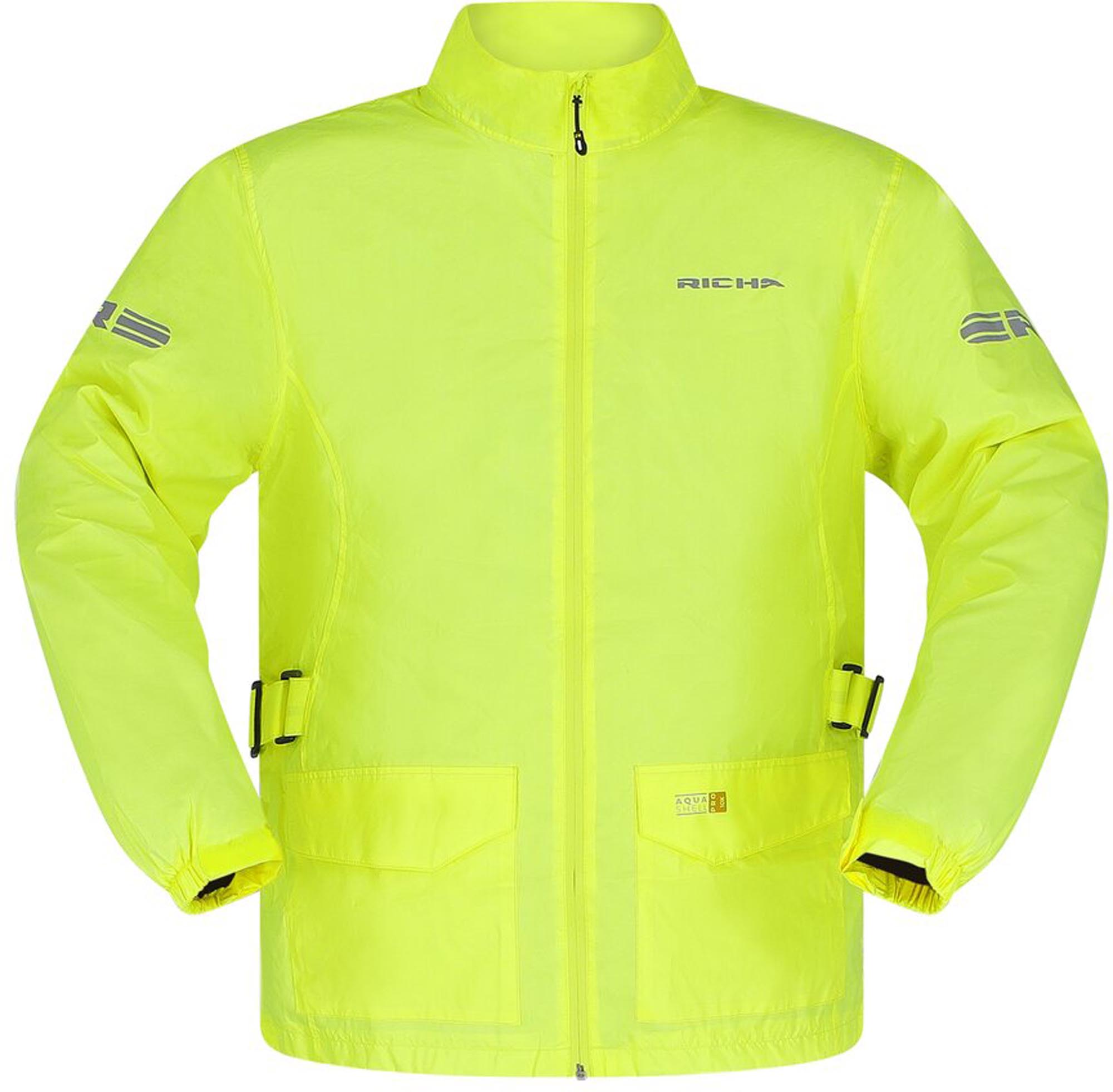 Richa Monsoon Motorrad Regenjacke gelb 4XL Abbildung 3