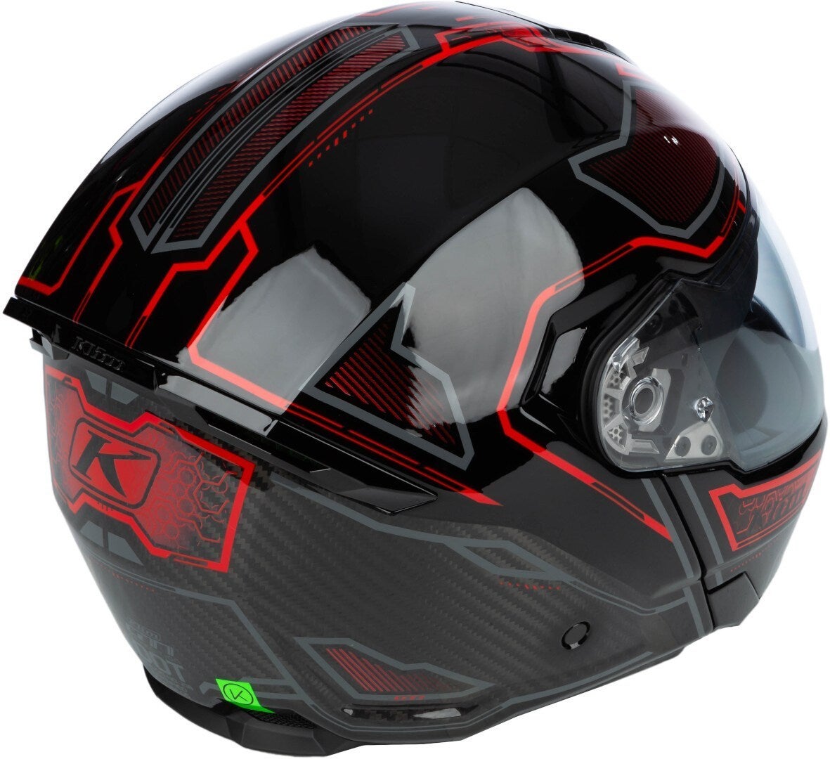 Klim GT1 Expedition Carbon Helmet black/red XXL (63/64) Figure 8