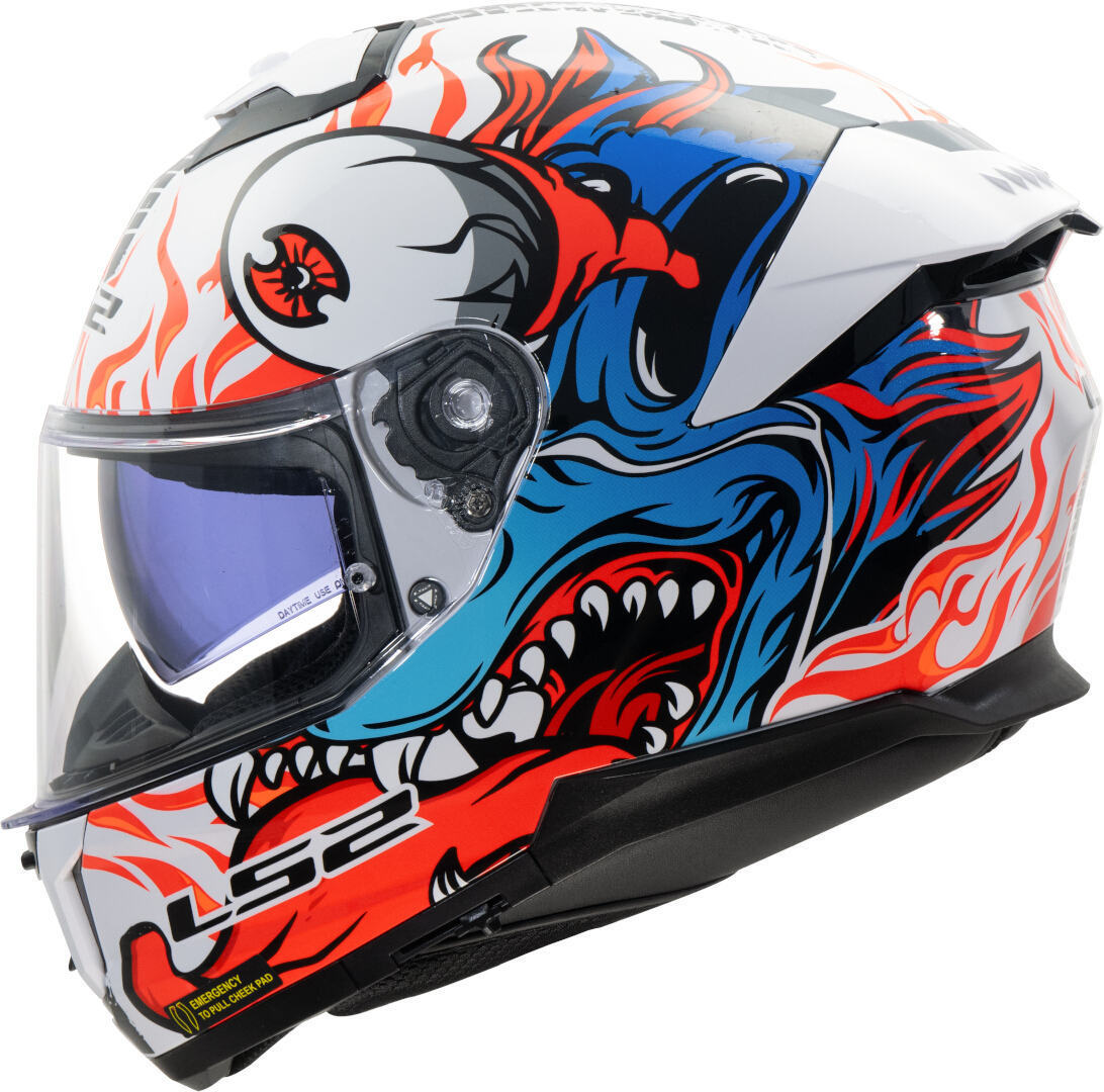 LS2 FF808 Stream II Inferno Casco XXS (51/52) Figura 1