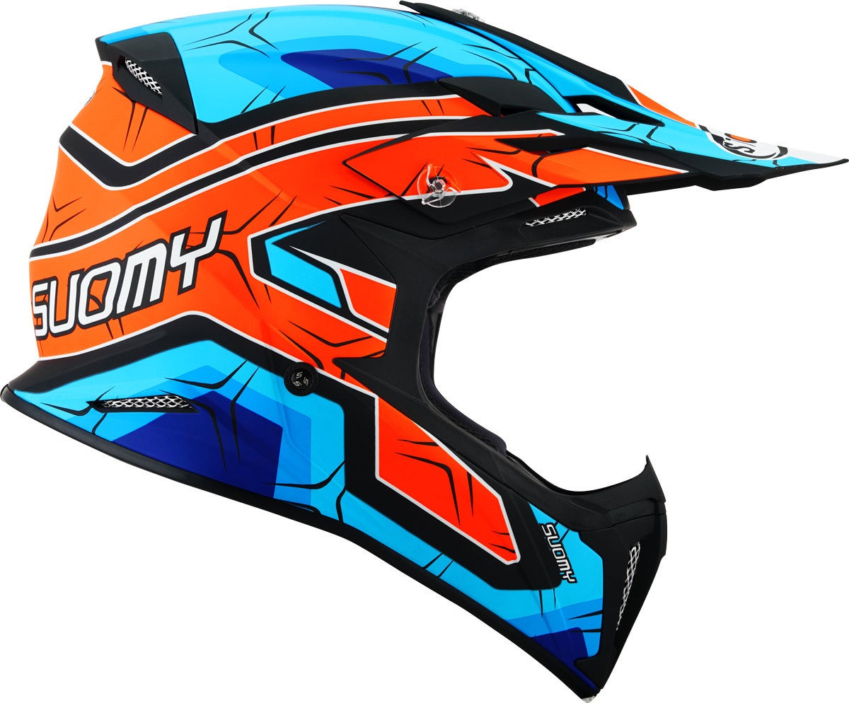 Suomy X-Wing Subatomic Motocross Helm orange/blau S (55/56) Abbildung 5