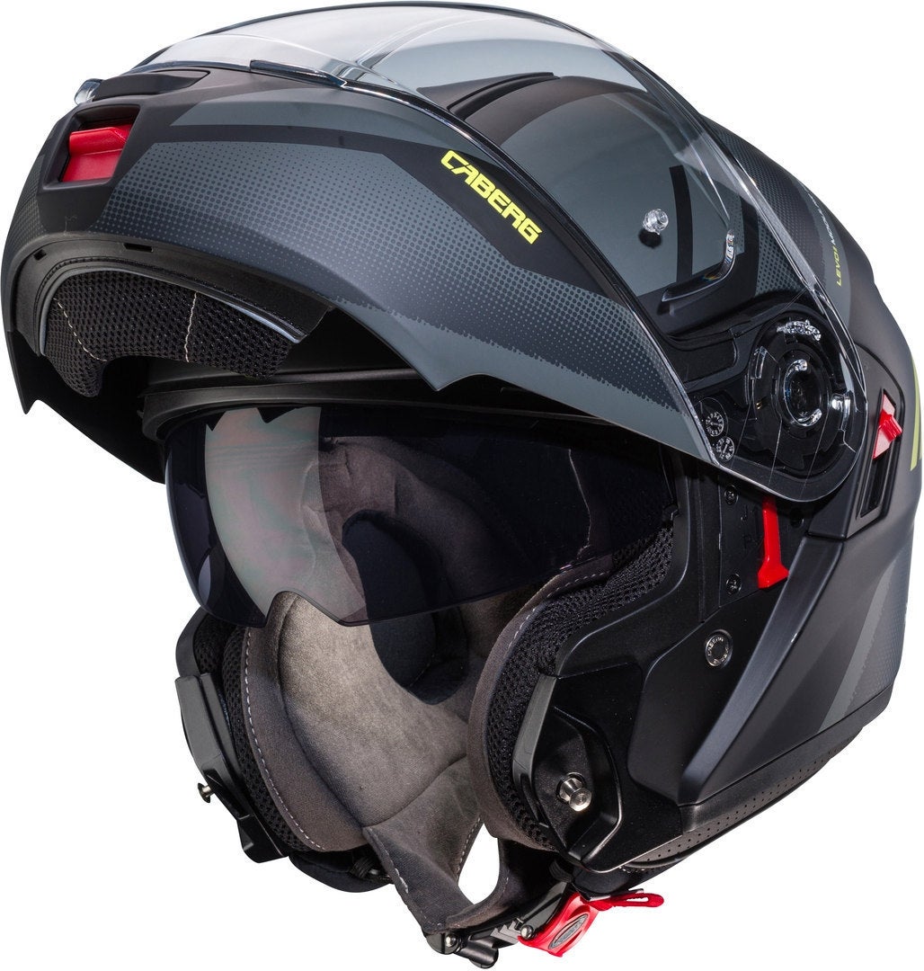 Caberg Levo X Manta Helmet black matt/grey/yellow XXL (63/64) Figure 4