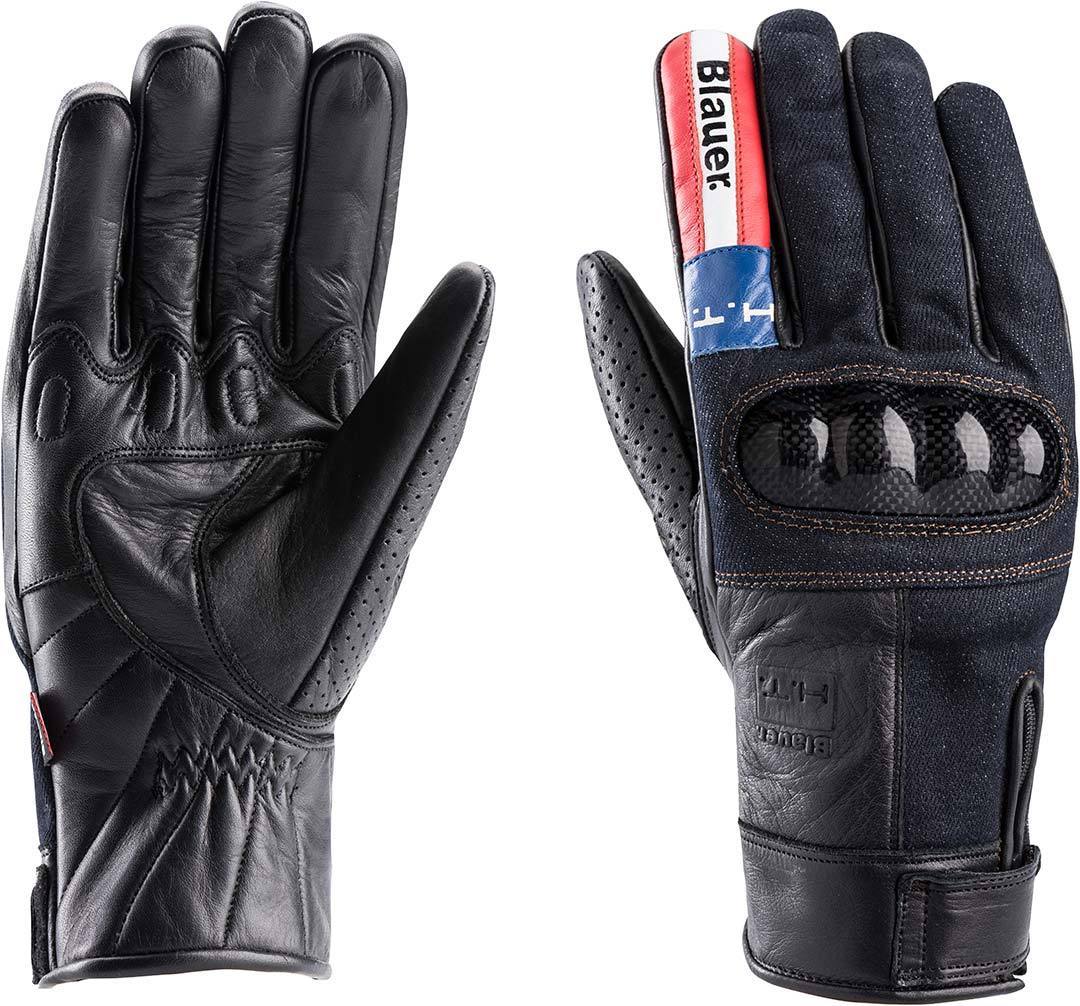 Blauer Combo Carbon Denim USA gants de moto
