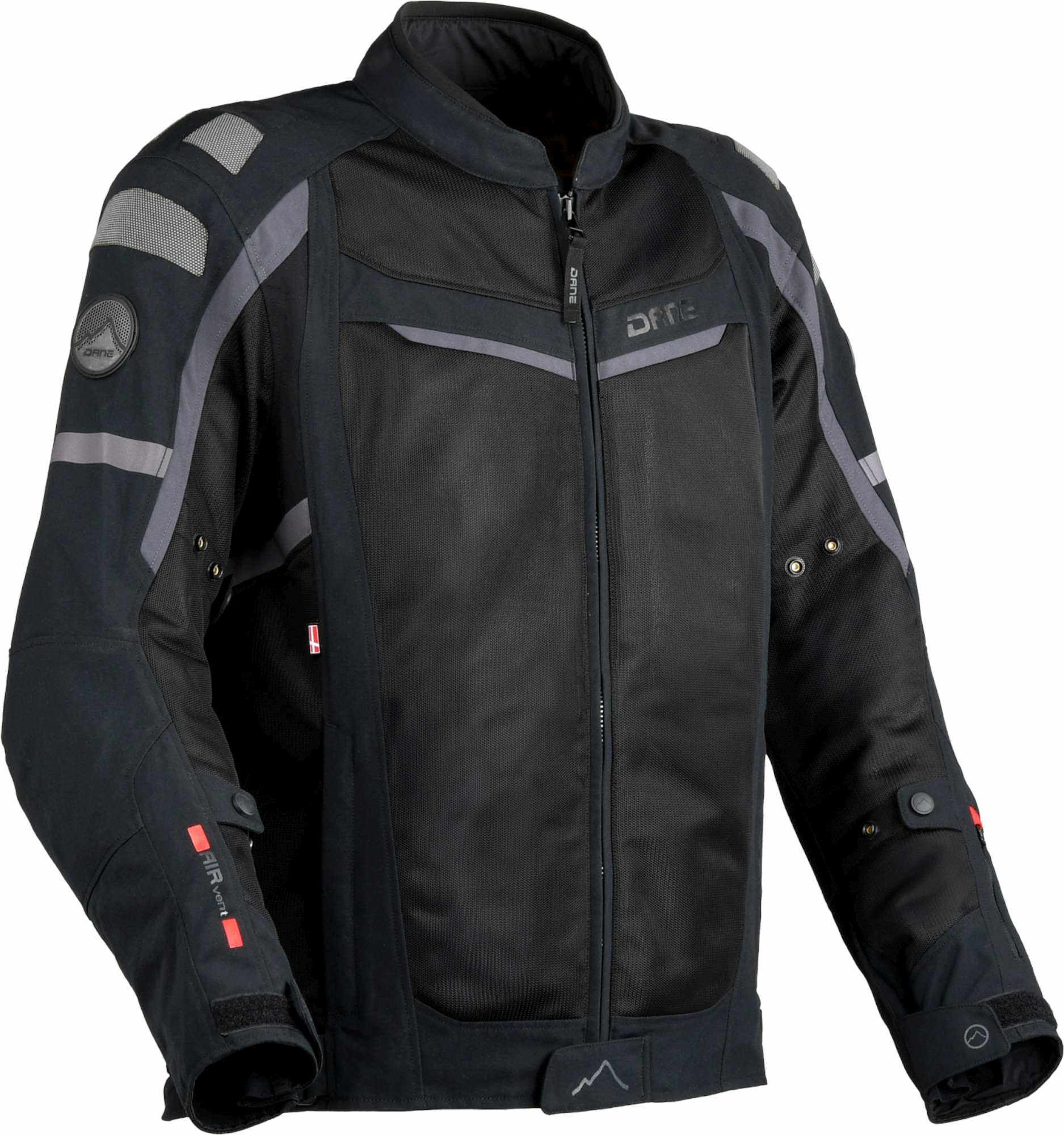 DANE Solskin Mesh Jachetă textilă pentru motociclete negru M Figura 1