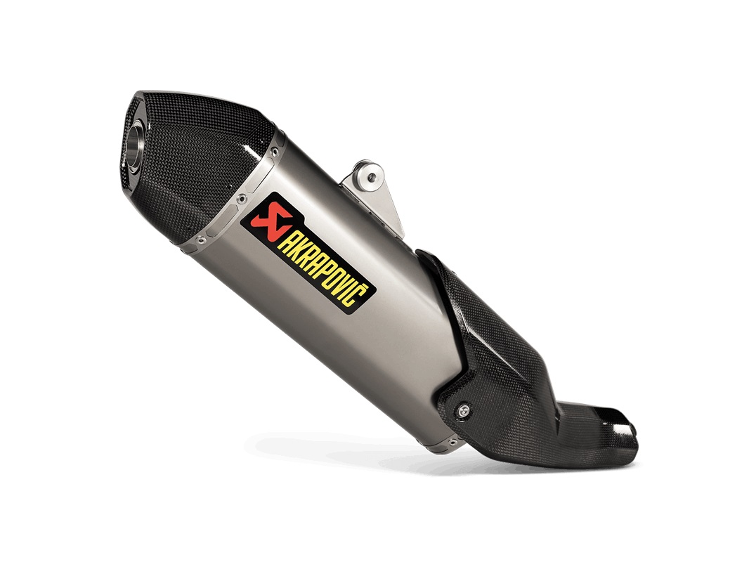 Akrapovic Slip-On Line Bakre ljuddämpare i titan Figur 1